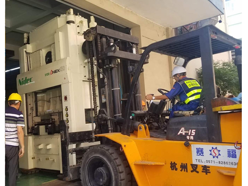 設備搬運移位就位